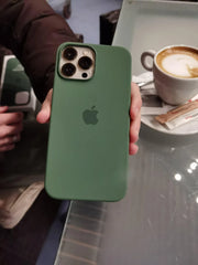 iPhone Premium Quality Silicone Case (Dark Green Color)