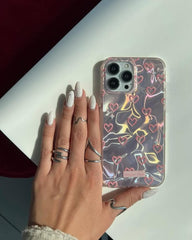 Heart Gradient Holographic Premium Cases