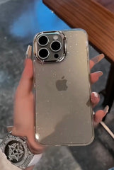 Transparent crystal Shimmer Case for iPhone