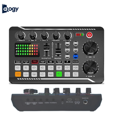 F998 MAX Live Sound Card - Dual Mic Compatible