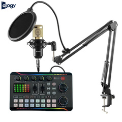 BM800 Condenser Microphone With F998 MAX Sound Card