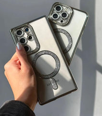 New Diamond Blingy Magsafe clear Case🤍💍