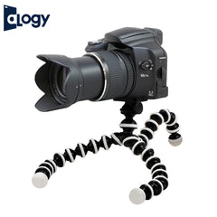 Gorilla Pod Flexible Tripod Stand with Mobile & GoPro Holder – For Phones, DSLR & Action Cameras