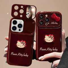 Cute Kitty Mirror Phone Case for iPhone ( PRE ORDERS )