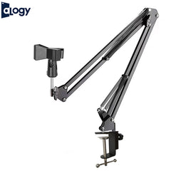 Scissor Arm Mic Stand 3/8 Thread  - Butterfly Mic Holder And Standard Clamp