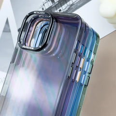 Luxury Transparent Metal Lens Frame Phone Case For