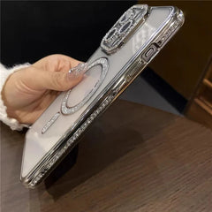Diamond Stone MagSafe Luxury Bling Camera Protection Case