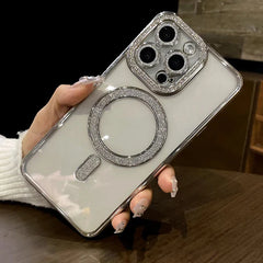 Diamond Stone MagSafe Luxury Bling Camera Protection Case