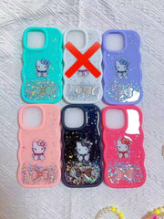 "Shine Bright: Hello Kitty Glitter Case for Android – Sparkling Charm and Premium Protection!"