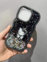 "Shine Bright: Hello Kitty Glitter Case for Android – Sparkling Charm and Premium Protection!"