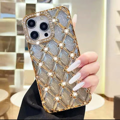 Diamond Bling Stone Floral Case