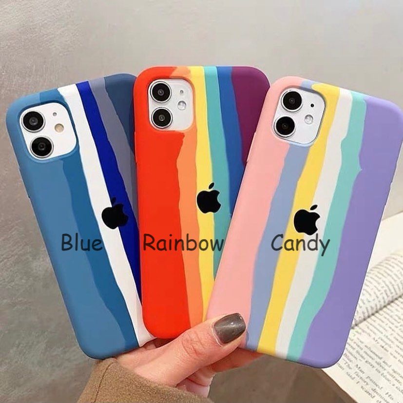 iPhone 11 Pro Max Silicone Case Edition Rainbow 
