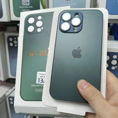 AG™️ Frosted Glass Anti-Glare iPhone Case with Lens Protector