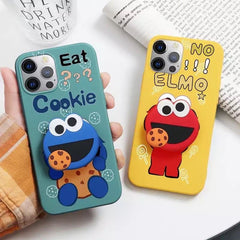 Cookie Elmo Case With Pop Holder