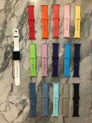 Apple Watch Soft Silicone Replacement Bands 38mm 40mm 42mm 44mm Wristband for iWatch Apple Watch Series 1 2 3 4 5 6