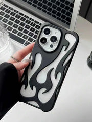 Premium Matte Flames case for iPhone