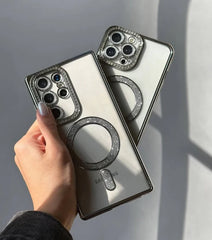 Diamond Stone MagSafe Luxury Bling Camera Protection Case